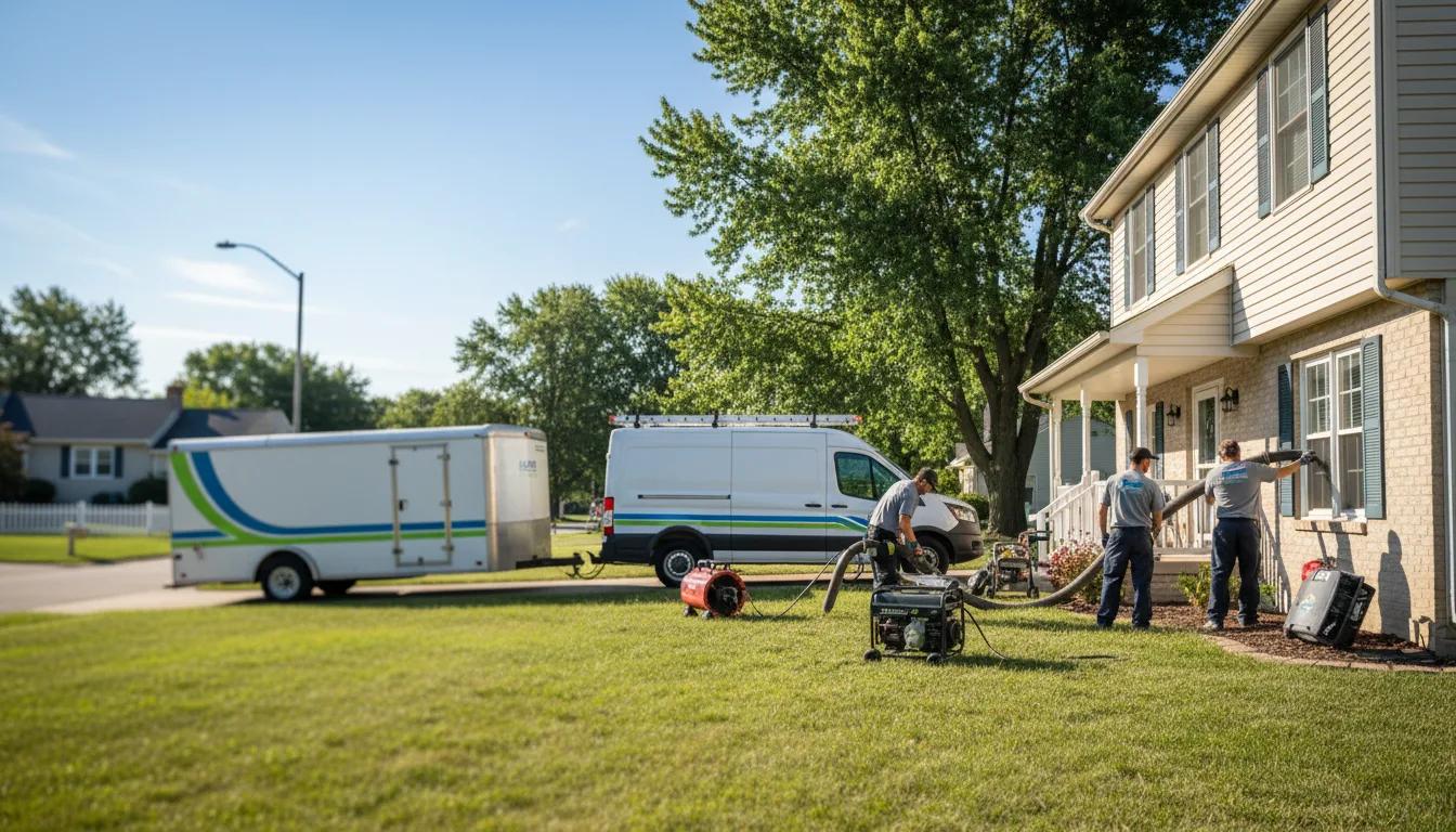 Flooded Basement Restoration And Cleanup With Repair in Jamestown, MO near me